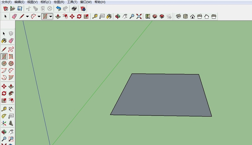 sketchup草图大师使用推拉工具制作立体模型的方法